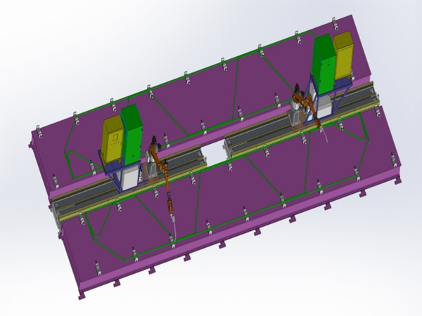 滑臺式骨架焊接機器人